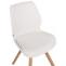 2er Set Stuhl HLO-CP5 Kunstleder ~ wei