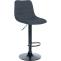 Barhocker HLO-CP274 Stoff Schwarz ~ dunkelgrau