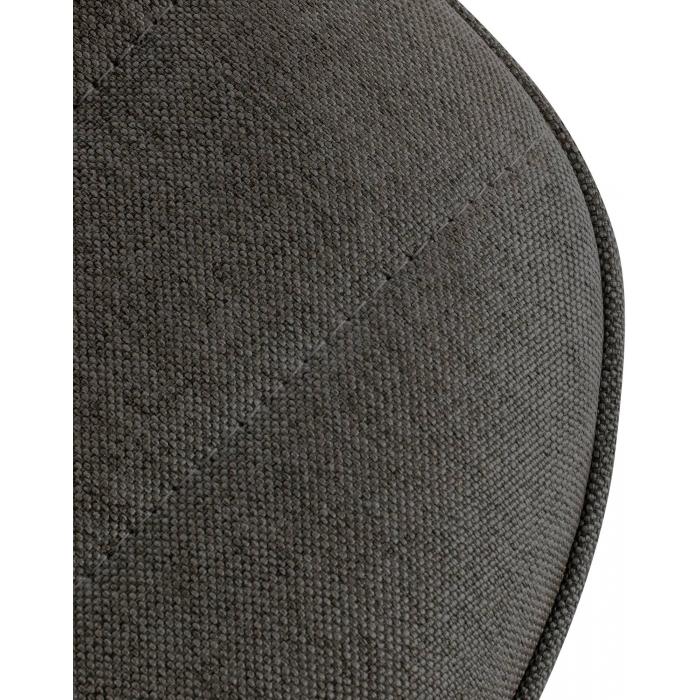 Barhocker HLO-CP274 Stoff Chrom ~ taupe