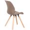 2er Set Stuhl HLO-CP23 Stoff ~ taupe