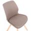 2er Set Stuhl HLO-CP23 Stoff ~ taupe