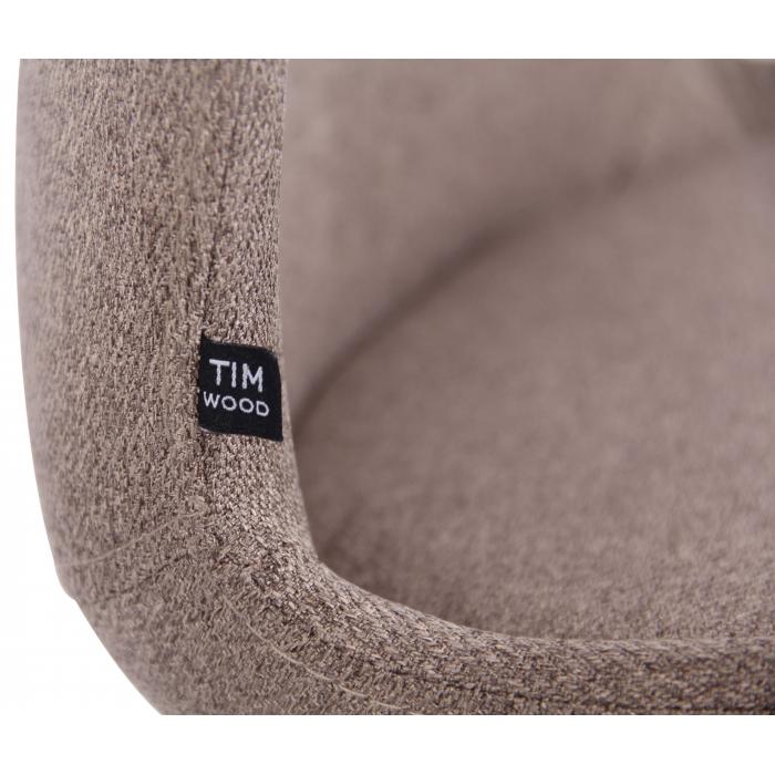 2er Set Stuhl HLO-CP23 Stoff ~ taupe