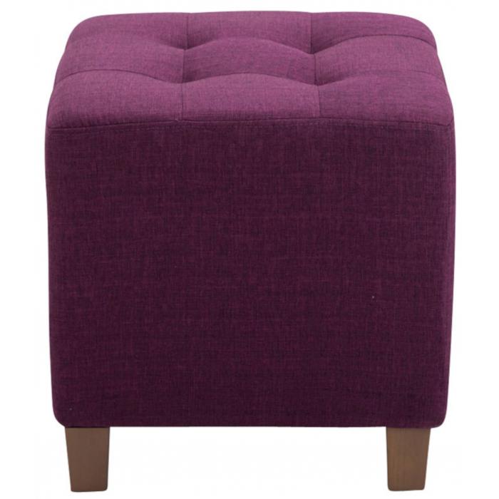 2er Set Sitzhocker HLO-CP85, antik-hell ~ lila