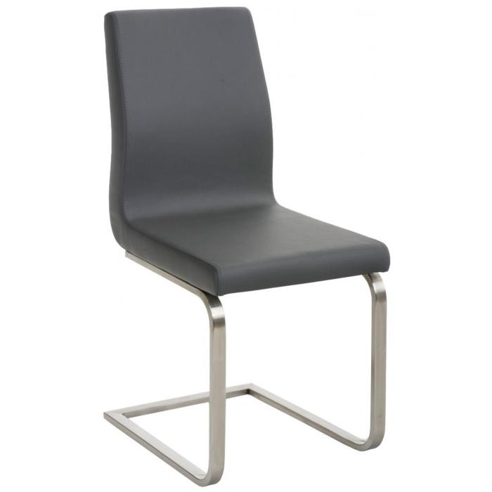 2er Set Esszimmersthle HLO-CP2 ~ grau