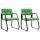 2er Set Besuchersthle HLO-CP22 B Kunstleder ~ grn