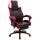 Brostuhl HLO-CP154 Kunstleder ~ schwarz/rot