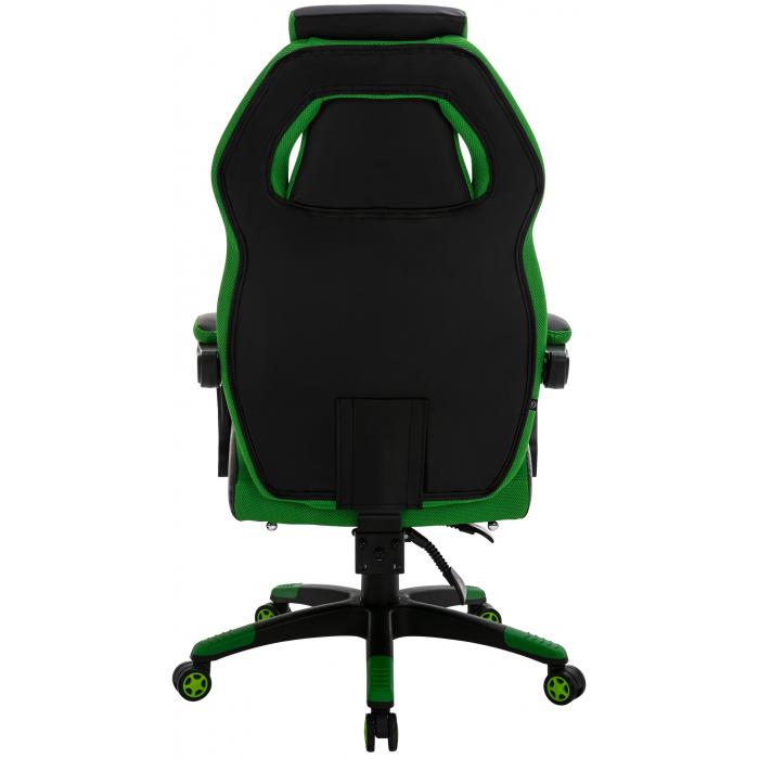 Brostuhl HLO-CP154 Kunstleder ~ schwarz/grn