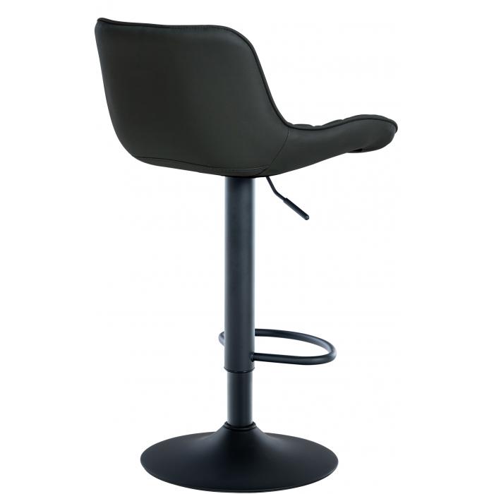 Barhocker HLO-CP280 Kunstleder ~ schwarz