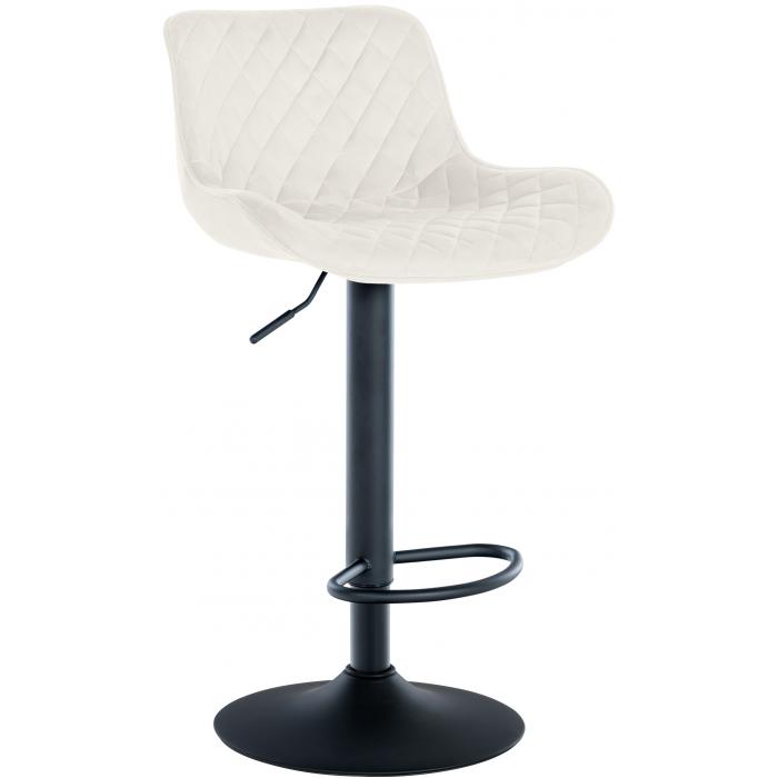 Barhocker HLO-CP281 Samt ~ creme