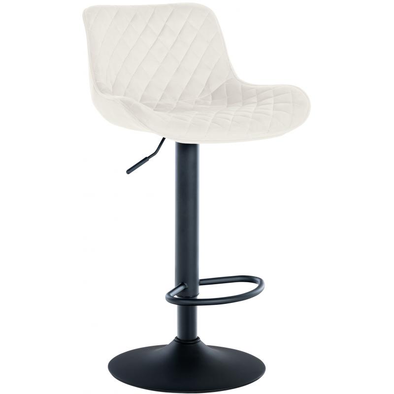 Barhocker HLO-CP281 Samt ~ creme