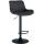 Barhocker HLO-CP281 Samt ~ schwarz