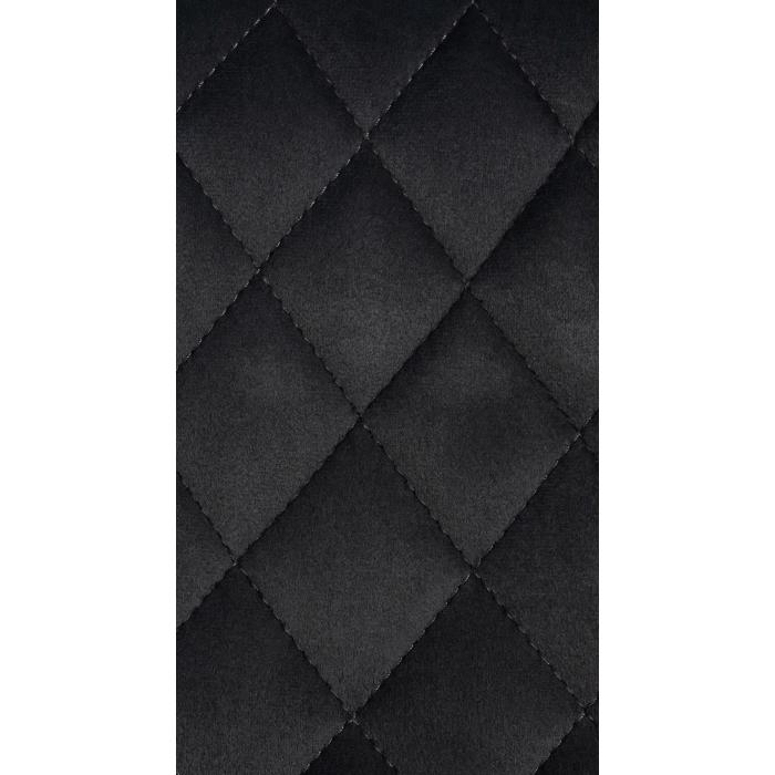 Barhocker HLO-CP281 Samt ~ schwarz
