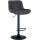 Barhocker HLO-CP282 Stoff ~ schwarz