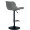 2er Set Barhocker HLO-CP280 Kunstleder ~ grau