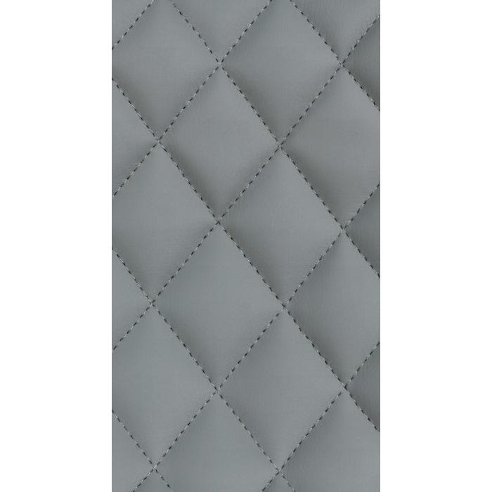 2er Set Barhocker HLO-CP280 Kunstleder ~ grau