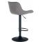 2er Set Barhocker HLO-CP281 Samt ~ dunkelgrau