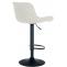 2er Set Barhocker HLO-CP282 Stoff ~ creme