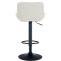 2er Set Barhocker HLO-CP282 Stoff ~ creme
