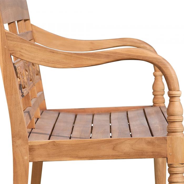 Teakbank HLO-CP9 V2 170 cm ~ teak