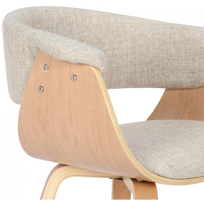 Stuhl HLO-CP135 Stoff natura ~ creme