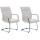2er Set Besuchersthle HLO-CP4 ~ wei