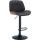 Barhocker HLO-CP285 Kunstleder schwarz ~ walnuss/schwarz