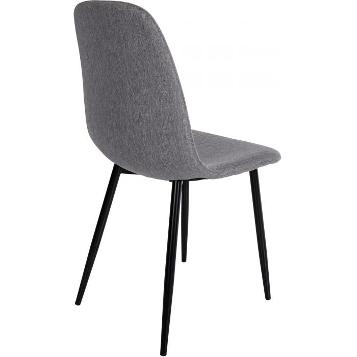 Esszimmerstuhl HLO-CP72 Stoff ~ grau