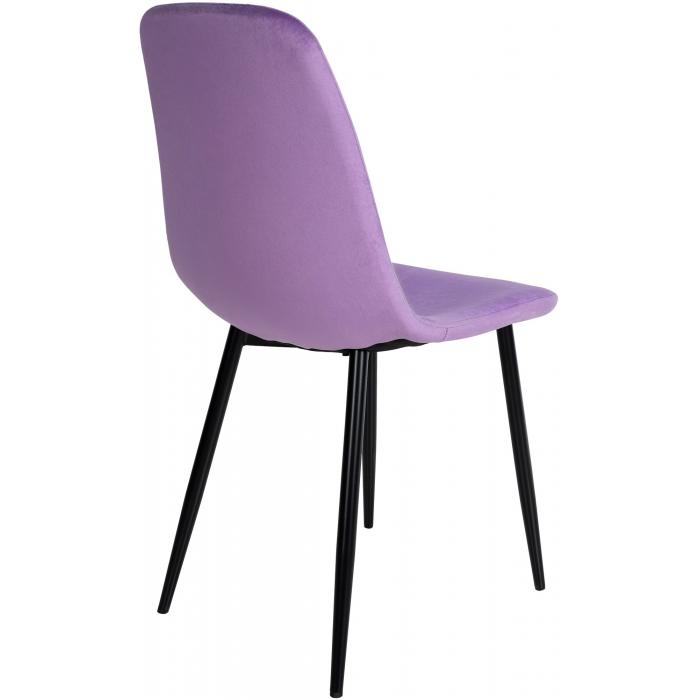 Esszimmerstuhl HLO-CP72 Samt ~ lila