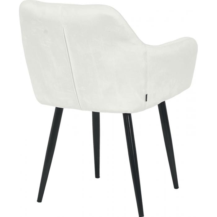 2er Set Esszimmersthle HLO-CP18 Samt ~ creme