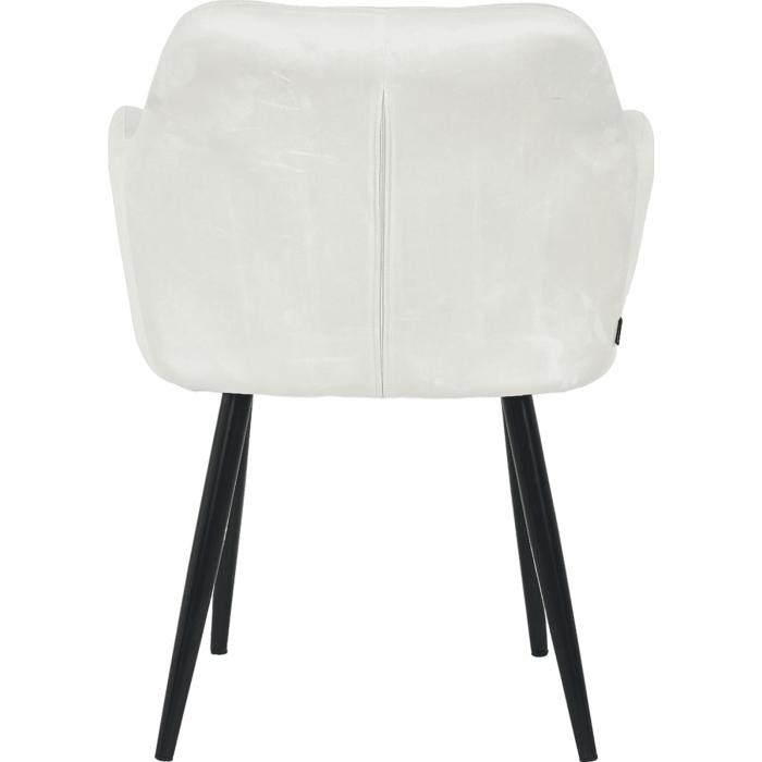 2er Set Esszimmersthle HLO-CP18 Samt ~ creme