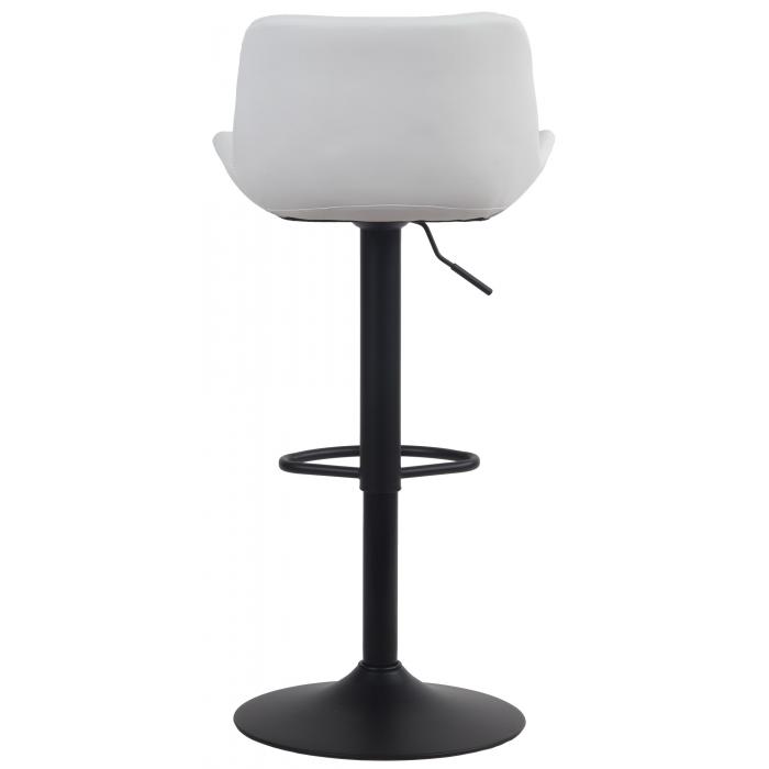 Barhocker HLO-CP297 Kunstleder ~ wei