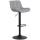 Barhocker HLO-CP297 Kunstleder ~ grau