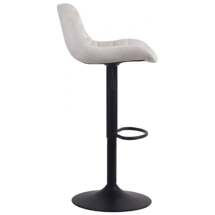 Barhocker HLO-CP298 Samt ~ creme