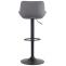 Barhocker HLO-CP298 Samt ~ dunkelgrau