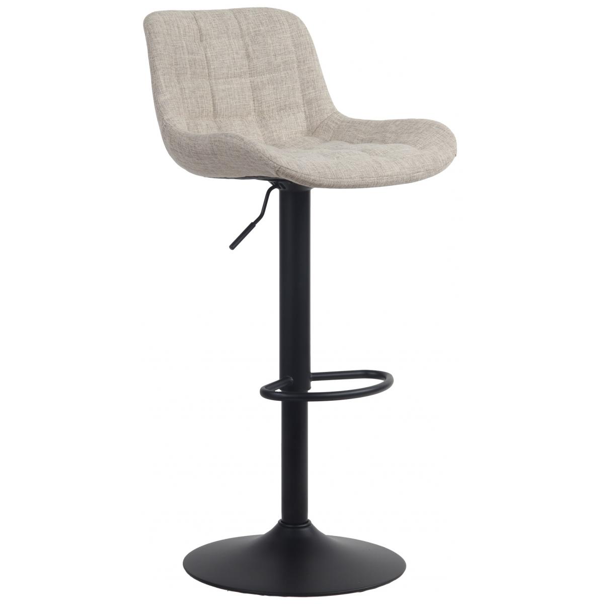Barhocker HLO-CP299 Stoff ~ taupe