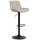 Barhocker HLO-CP299 Stoff ~ taupe