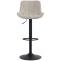 Barhocker HLO-CP299 Stoff ~ taupe