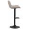 Barhocker HLO-CP299 Stoff ~ taupe