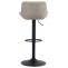 Barhocker HLO-CP299 Stoff ~ taupe