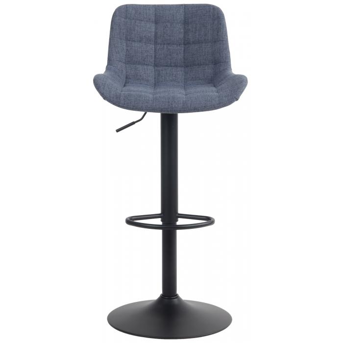 Barhocker HLO-CP299 Stoff ~ blau
