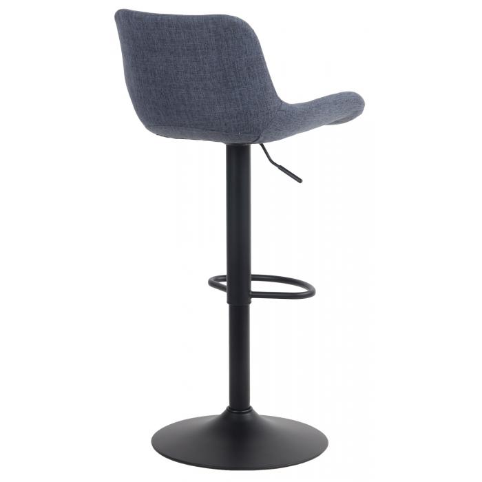 Barhocker HLO-CP299 Stoff ~ blau