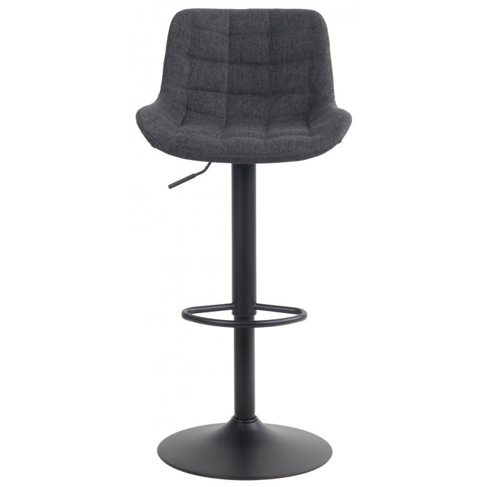 Barhocker HLO-CP299 Stoff ~ schwarz