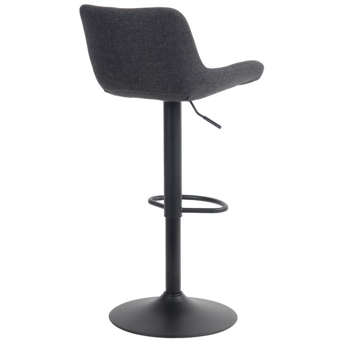 Barhocker HLO-CP299 Stoff ~ schwarz