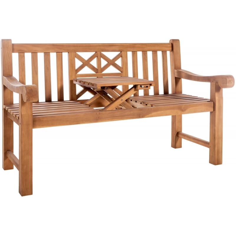 Teakbank HLO-CP23 150 cm ~ teak