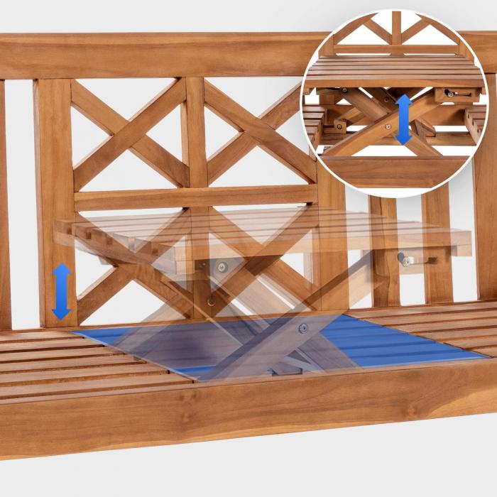 Teakbank HLO-CP23 150 cm ~ teak