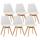 6er Set Esszimmerstuhl HLO-CP20 ~ weiß 6er Set Esszimmerstuhl HLO-CP20 ~ weiß