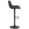 2er Set Barhocker HLO-CP297 Kunstleder ~ schwarz