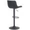 2er Set Barhocker HLO-CP297 Kunstleder ~ schwarz