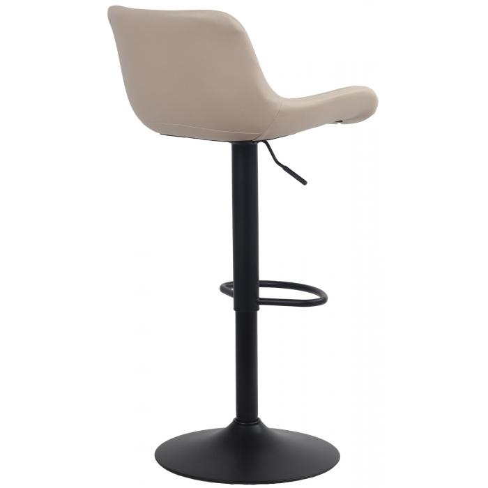 2er Set Barhocker HLO-CP297 Kunstleder ~ creme
