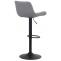 2er Set Barhocker HLO-CP297 Kunstleder ~ grau